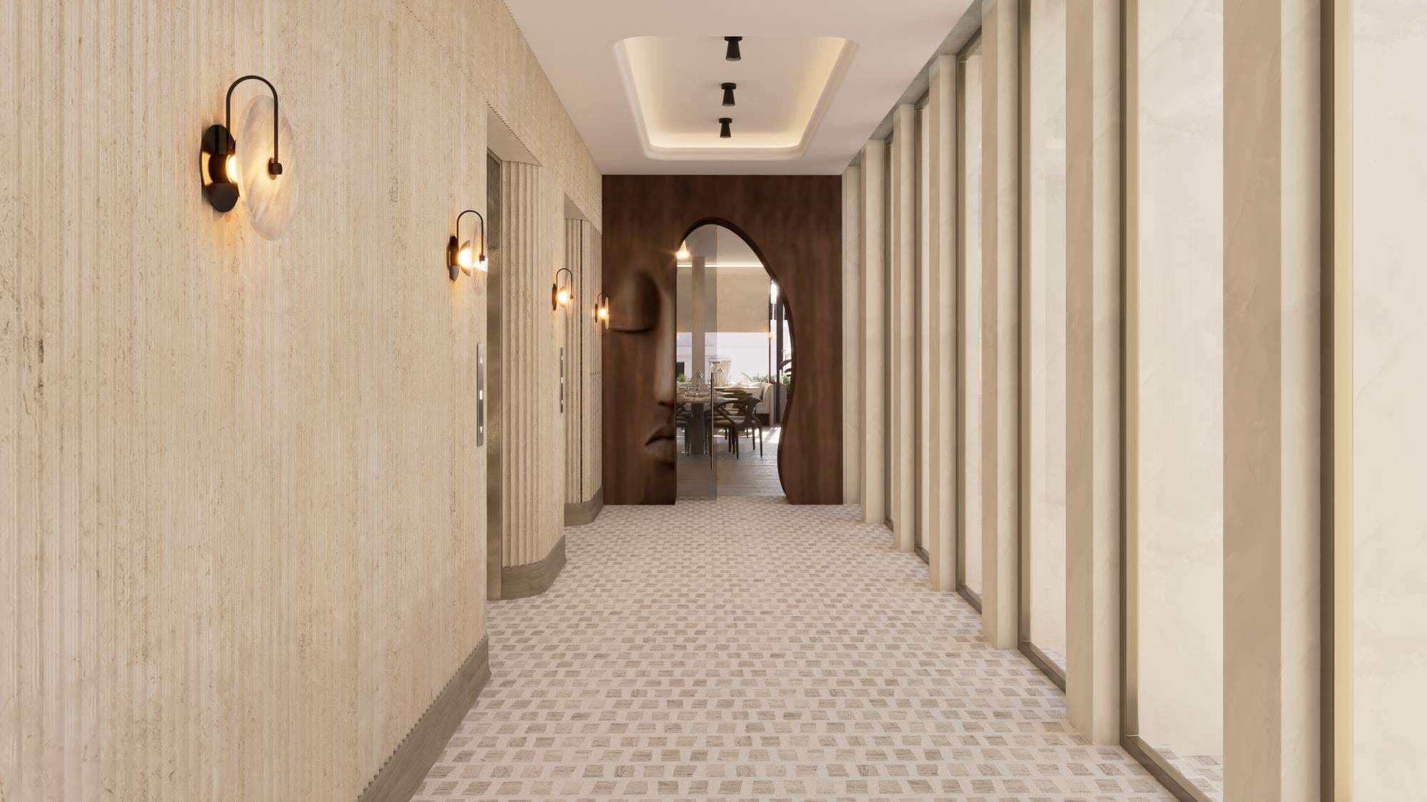 The Cole Restaurant Elevator Landing