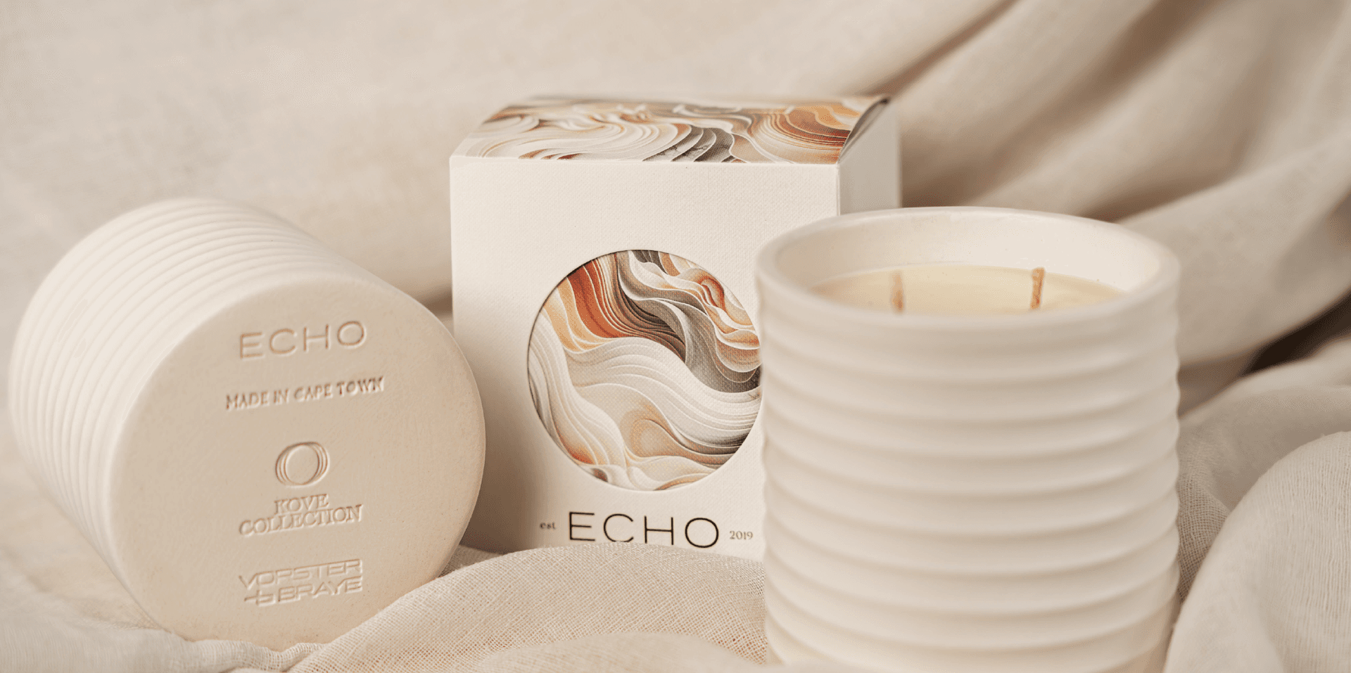 Echo by Kove Collection Candles and box