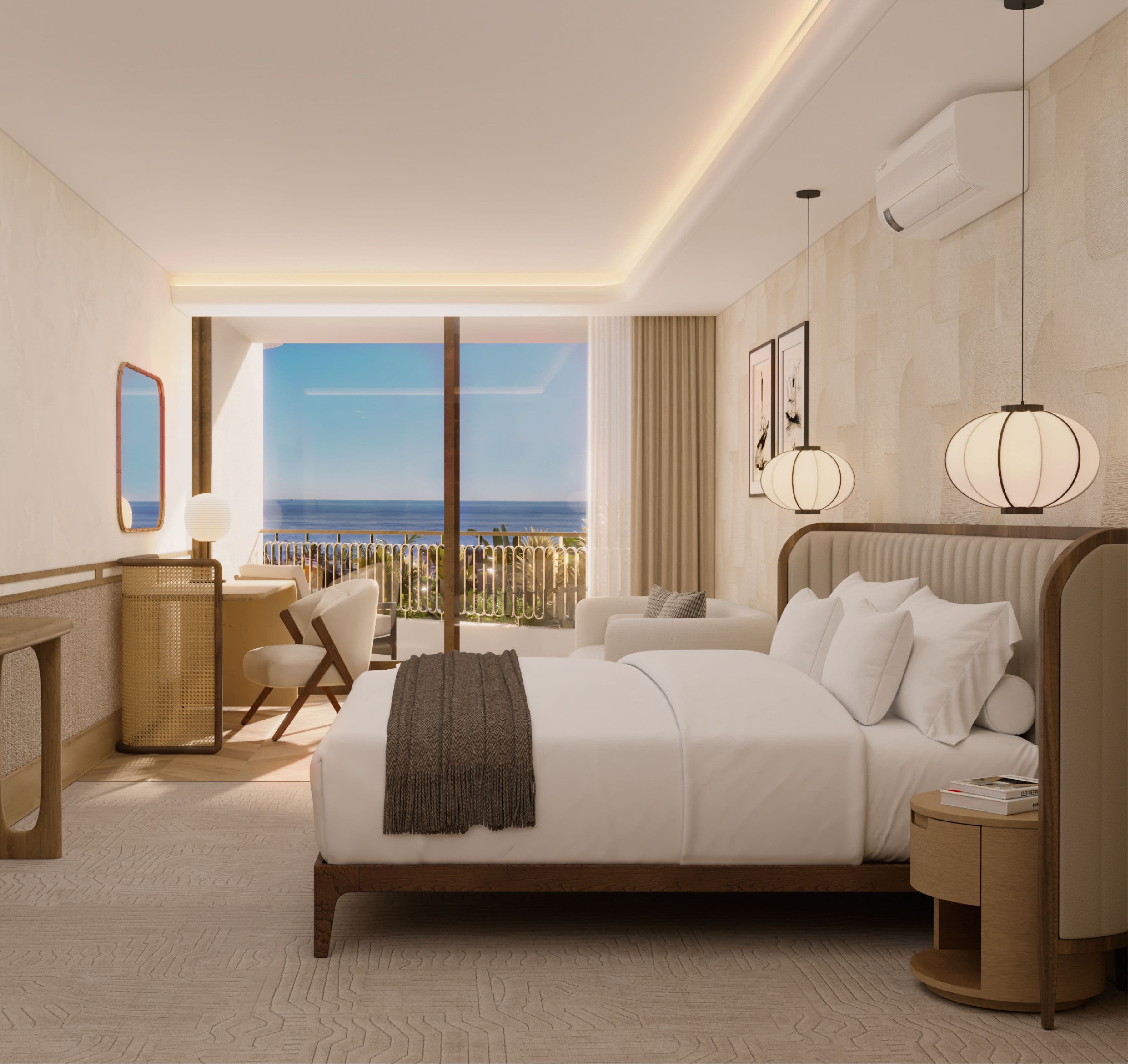 deluxe sea-facing room at The Cole