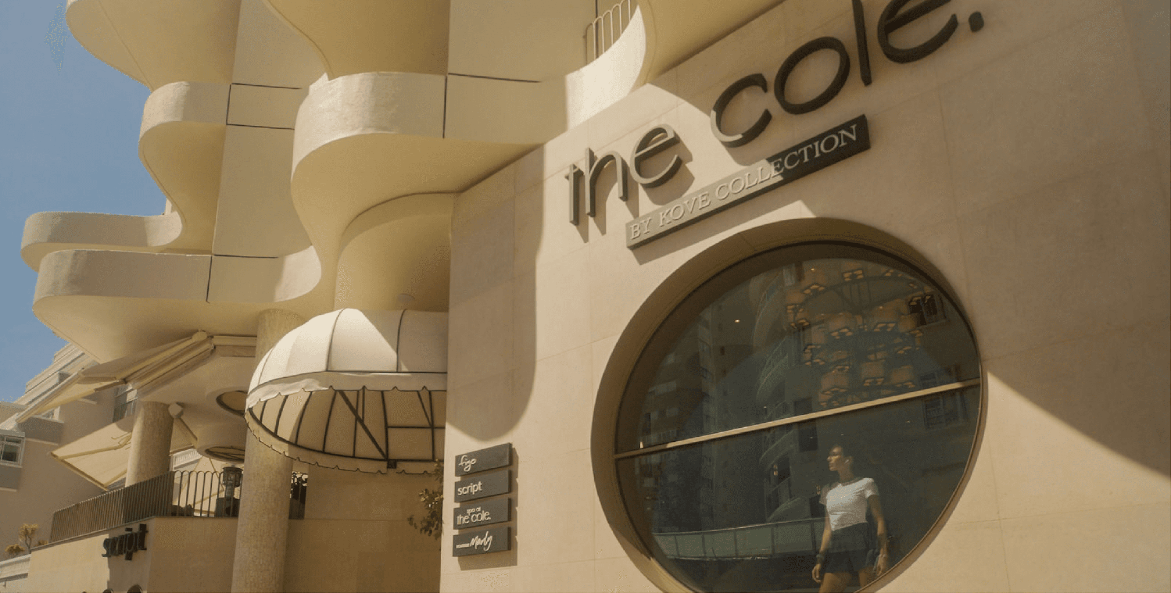 Circle window from the street