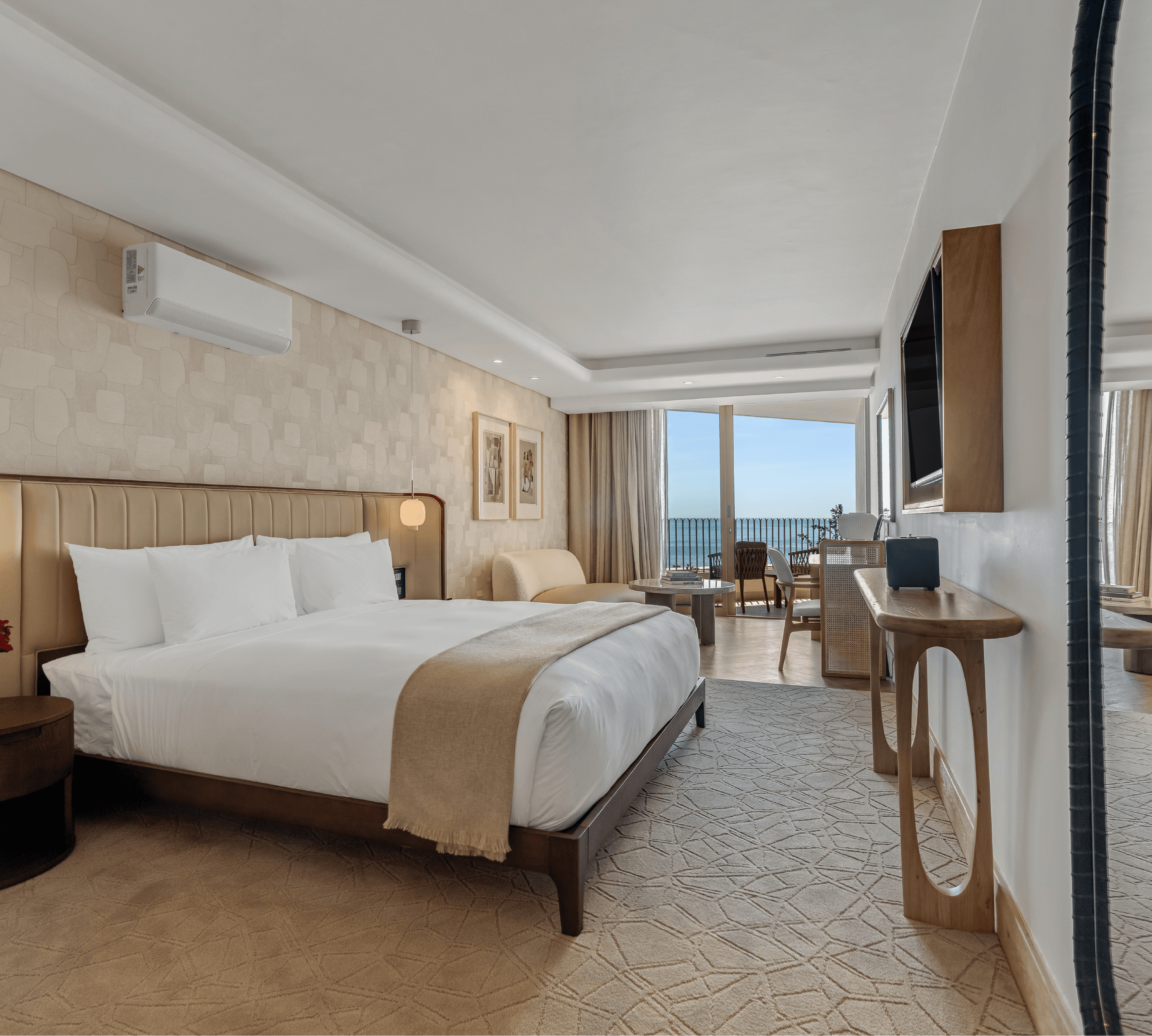 Superior Sea-Facing Room inside out view