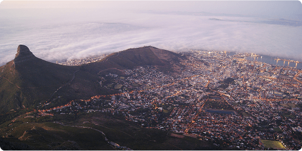Lions Head & Signal Hill.