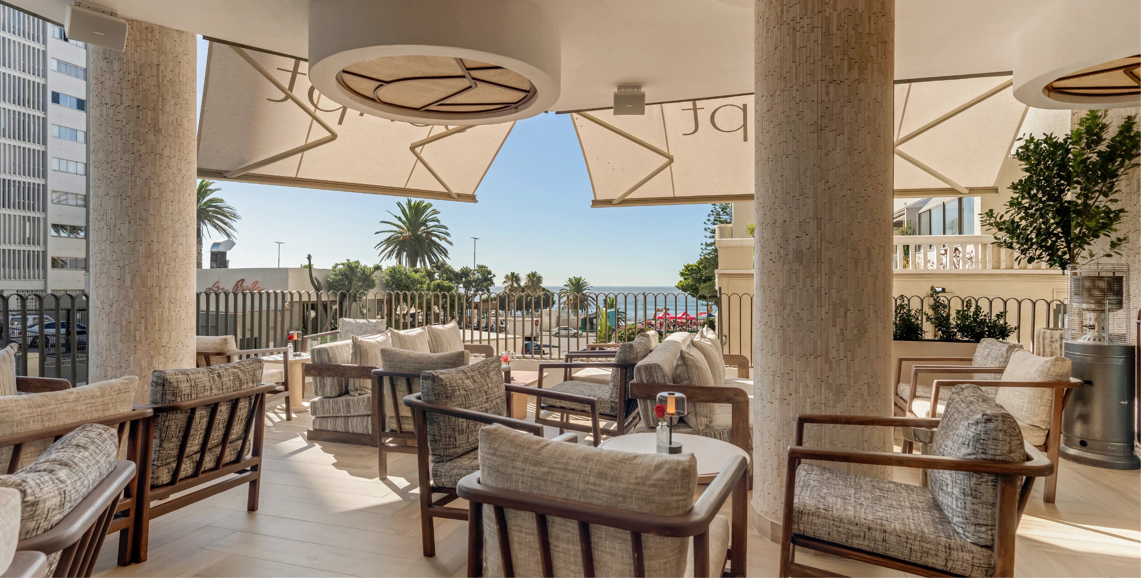 Script terrace seating view