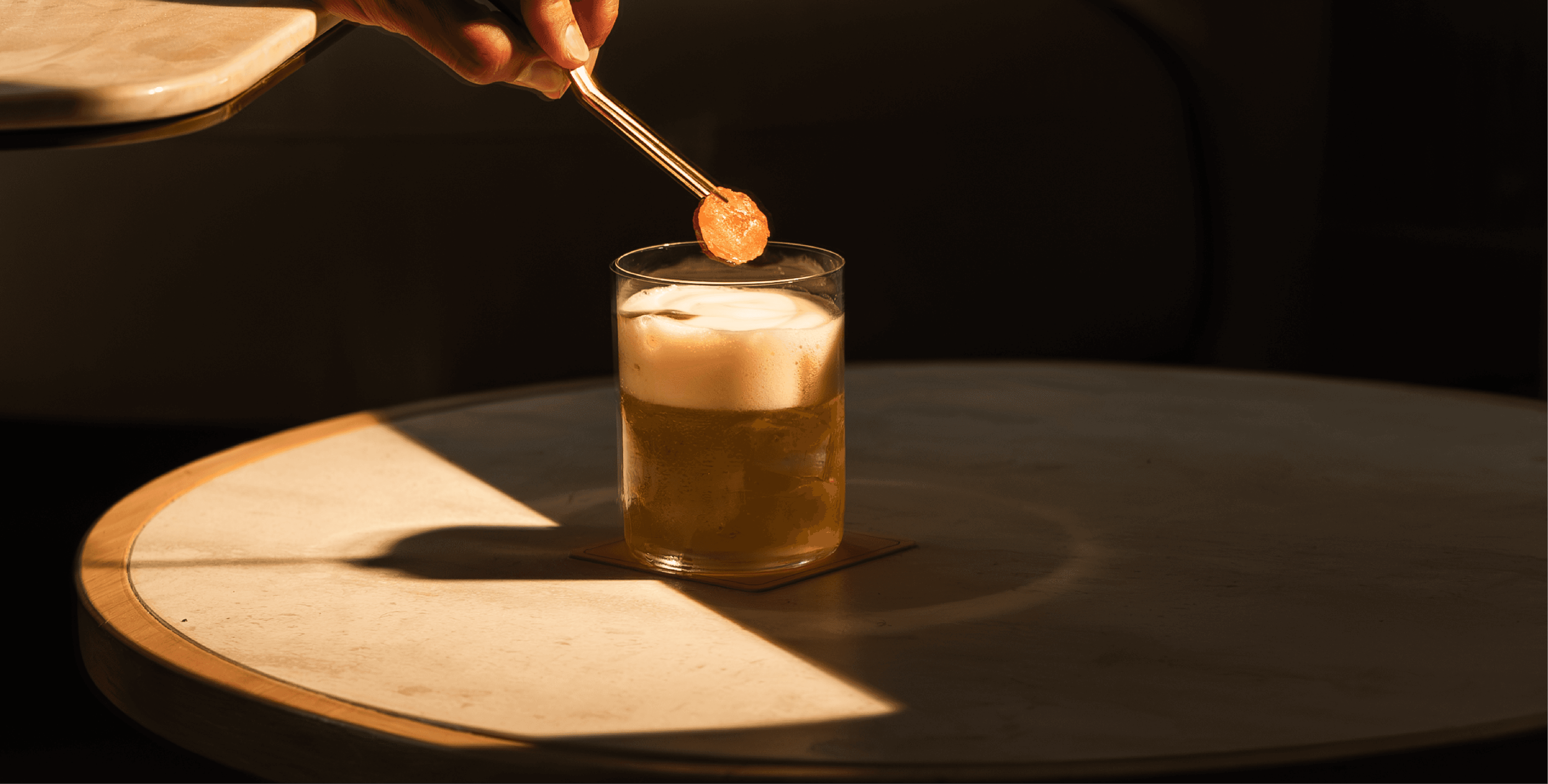 script Peach Whiskey Sour