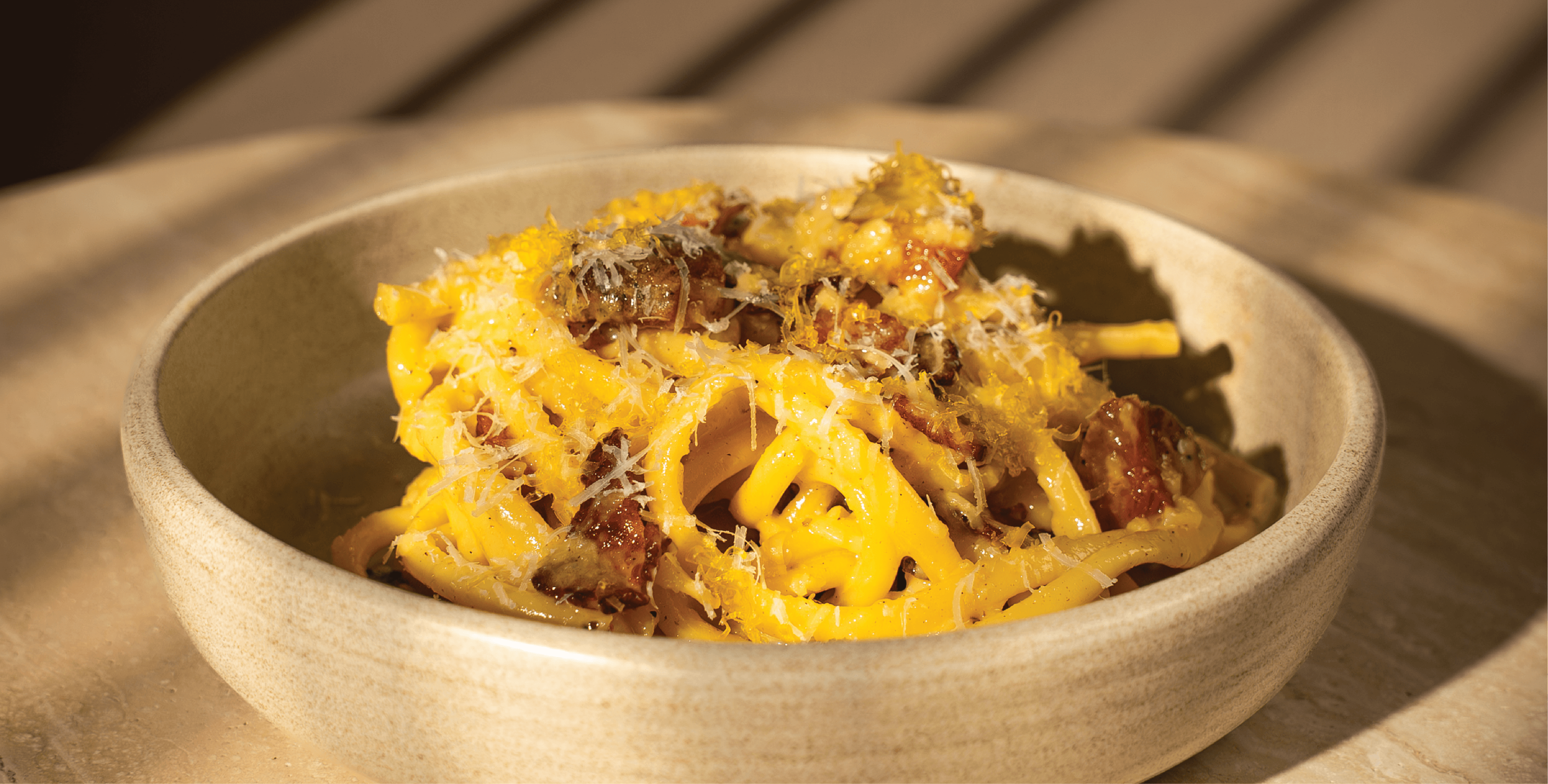 Figo - Spicy Carbonara Bucatini