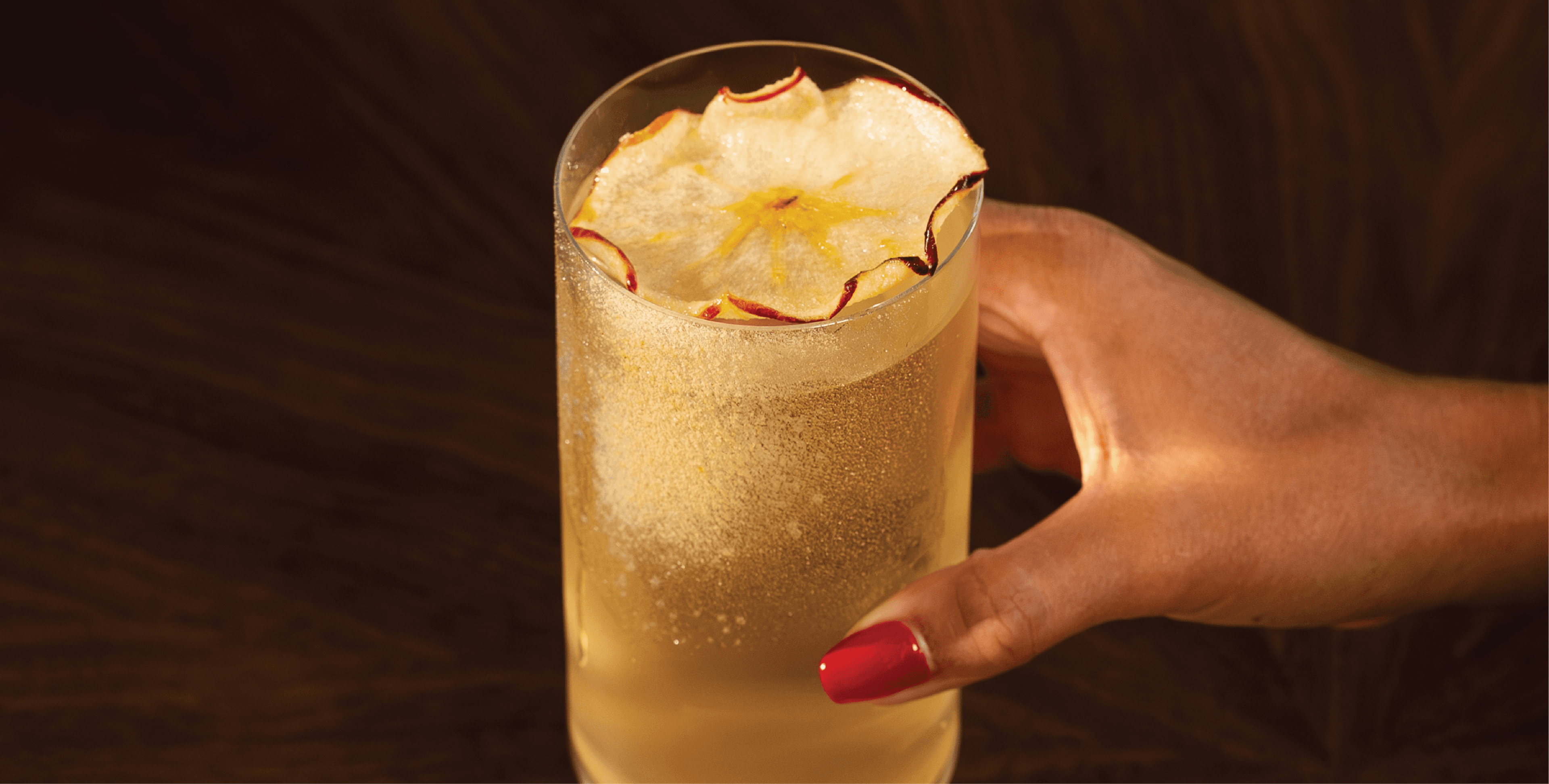 Script whispering orchard cocktail